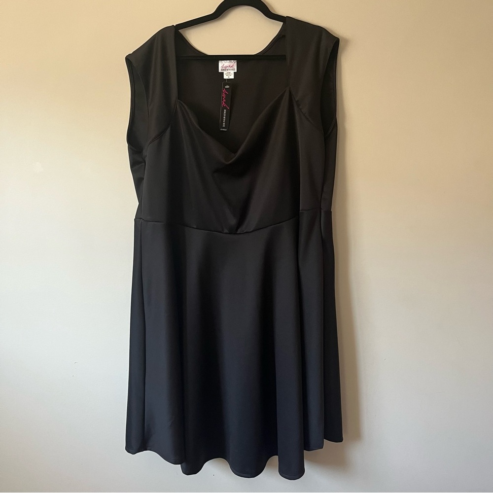 SWAK Black Midi Dress